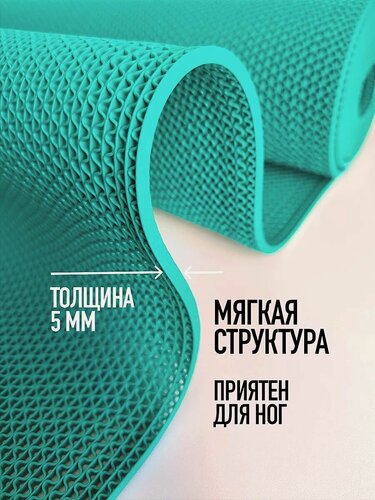 Изображение товара Коврик резиновый противоскользящий 90х200см покрытие на пол