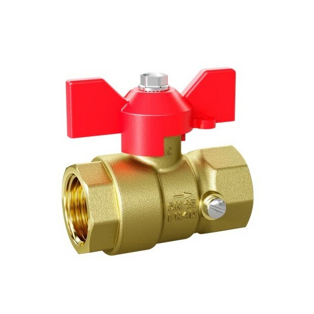 Кран шаровый LD Pride 44.15. В-В.2М. Б М20 для манометра. арт. LD 44.340.15.2.20 R