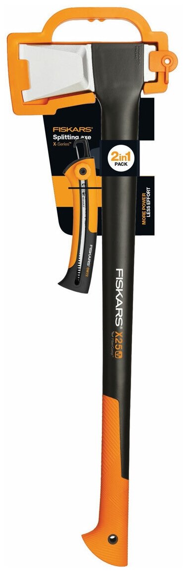 Топор-колун Fiskars XL X-Series X25 + пила садовая малая Fiskars Xtract SW73