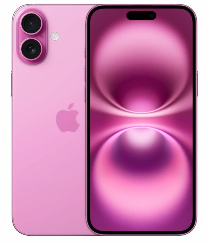 Смартфон Apple iPhone 16 256Gb, Dual: nano SIM + eSIM , Pink-Розовый