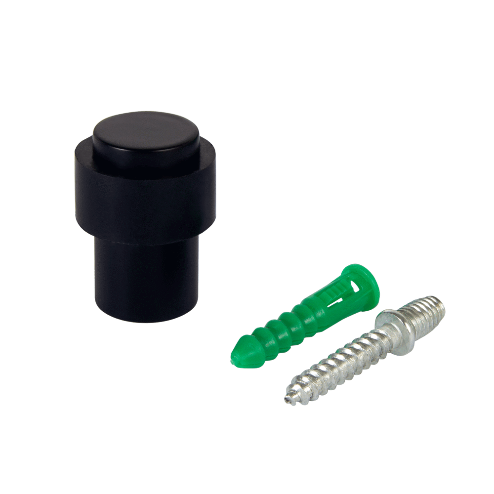 Стопор дверной Fuaro DS-14 BL, цвет черный — фото 1