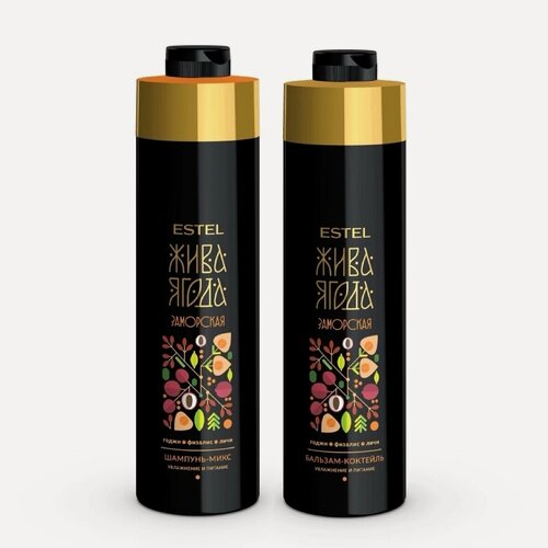 Изображение товара Estel Professional жива ягода заморская (шампунь-микс 1000 мл + бальзам коктейль 1000 мл)