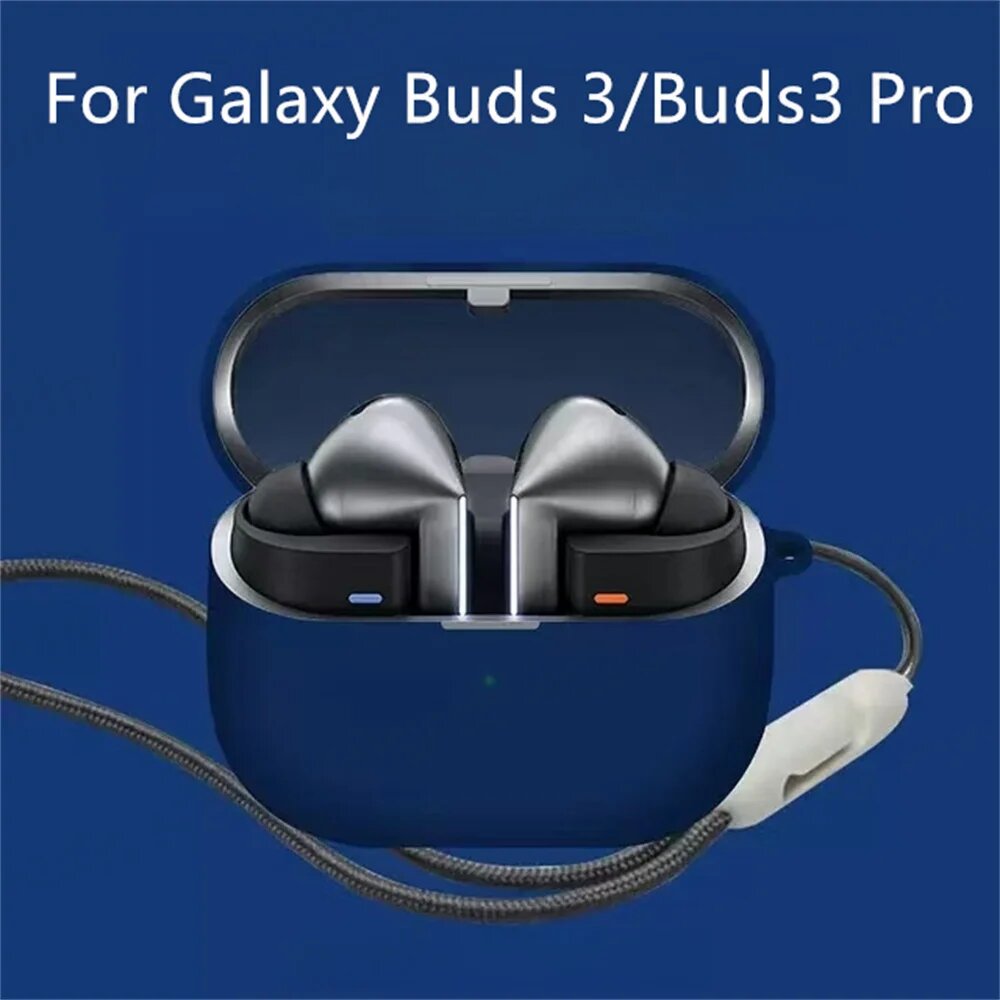 Чехол для Samsung Galaxy Buds 3/Buds3 Pro, dark blue, Buds3 Pro Case