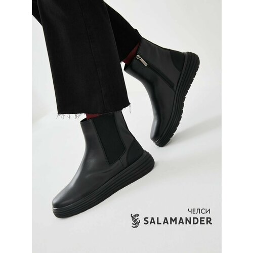 фото Ботинки челси salamander, размер 36, черный
