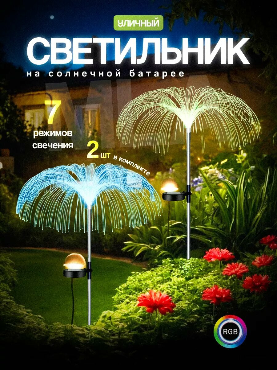 Светильник на солнечной батарее для дачи сада садовый фонарь