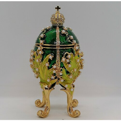 Яйцо Фаберже Ландыш среднее, розовое