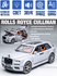Rolls-Royce Cullinan (Роллс-Ройс Куллинан) машинка металлическая ...