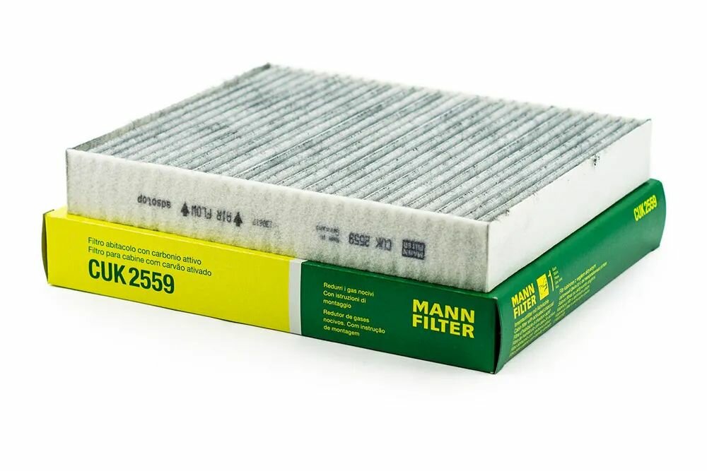 MANN FILTER Фильтр салонный Угольный арт. CUK2559, 1 шт.