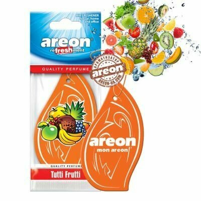 Ароматизатор подвесной (Tutti-Frut/Тутти-фрутти) "AREON" REFRESHMENT (картон)