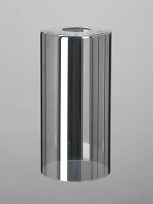 Плафон-стакан стеклянный Vitaluce H22 W11 L11 E27 цвет смоук.