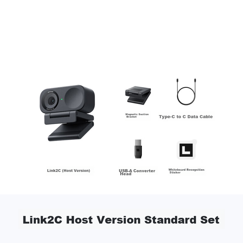 Веб-камера Insta360, 4096x2160, Type-C, встроенный микрофон, черный