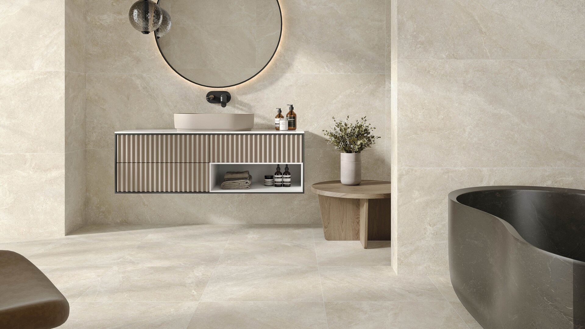 Керамогранит STN Ceramica Nuances Ivory Matt  60x120 N30092 под камень матовая морозостойкая