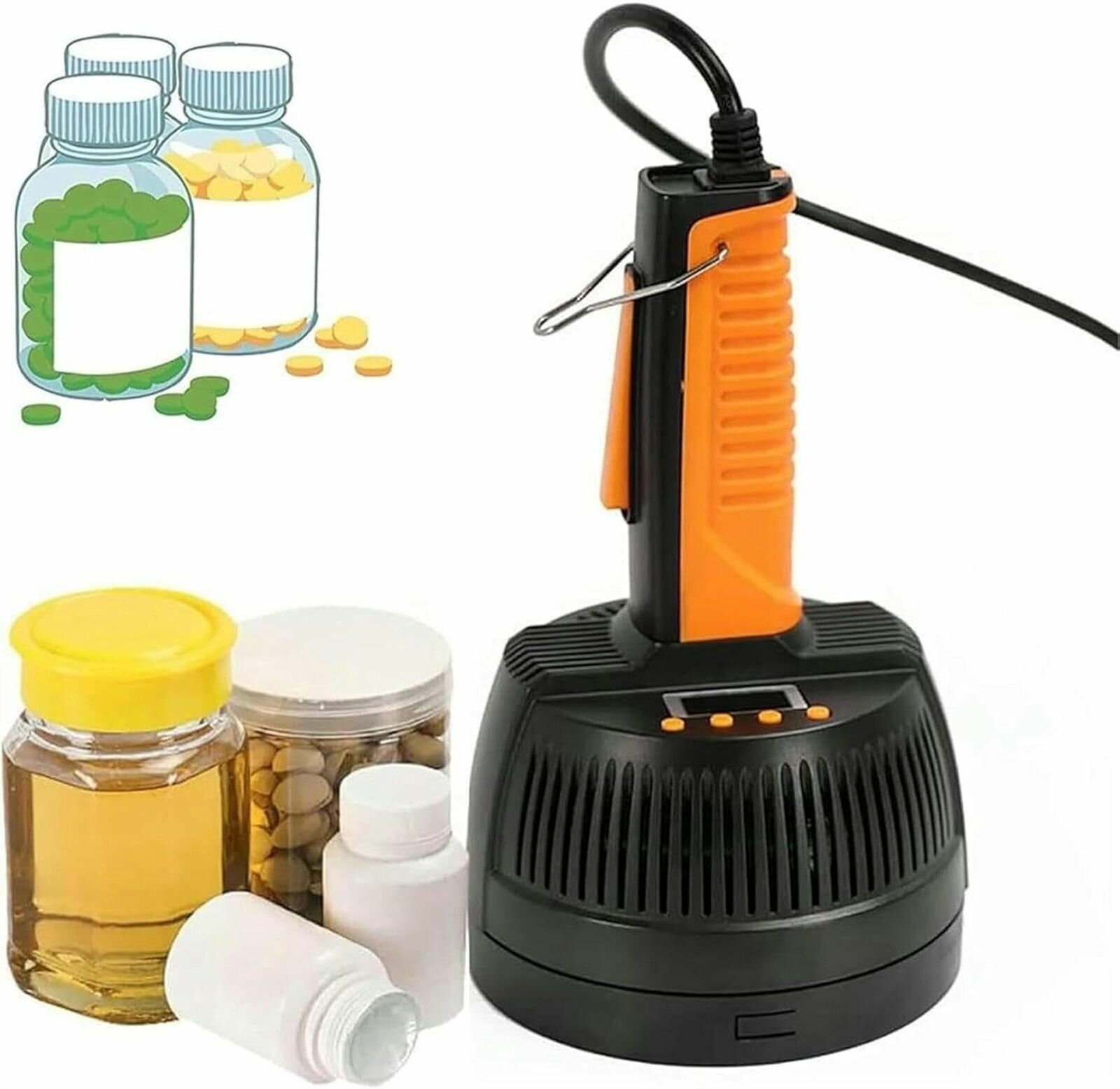 20-100 мм индукционный термоуплотнитель крышки бутылки