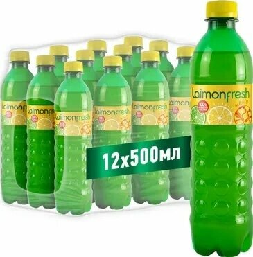 Лаймон Фрэш мангос Лайм и манго 0,5л./12шт. Laimon Fresh