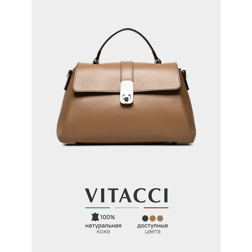 фото Сумка vitacci, бежевый