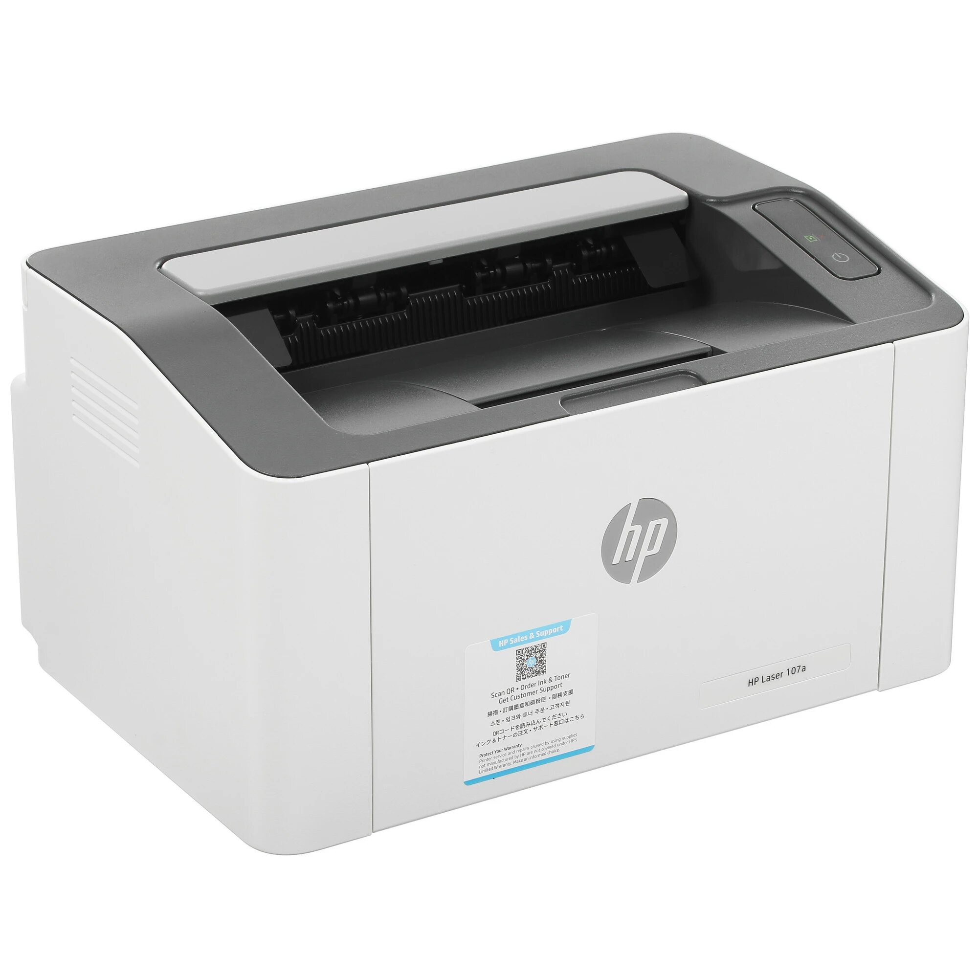 Принтер HP LaserJet 107A, лазерный, черно-белый, настольный, A4