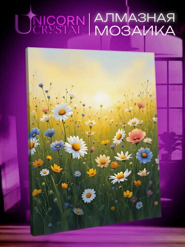 Изображение товара Алмазная мозаика Полевые цветы
