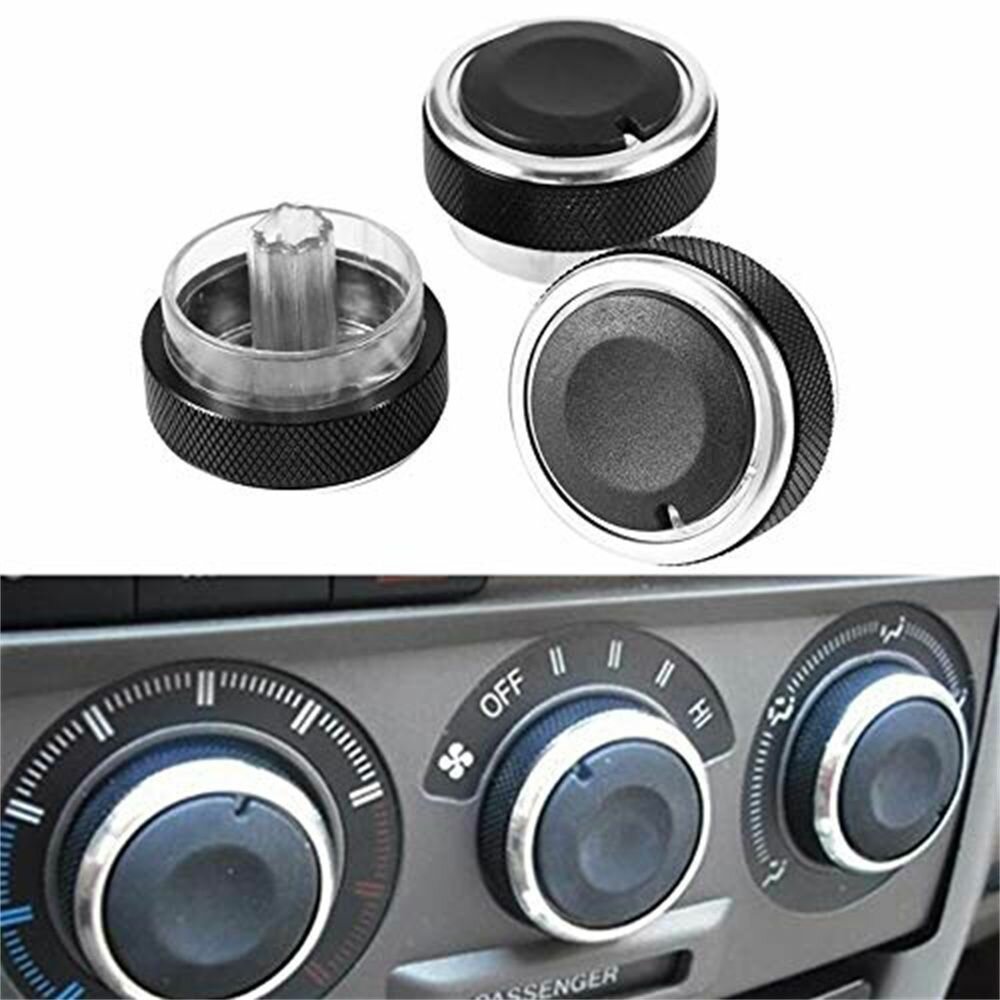 3x Ручка Переключения Отопителя Кнопка Климат-Контроля Комплект Кондиционеров Для Ford Focus