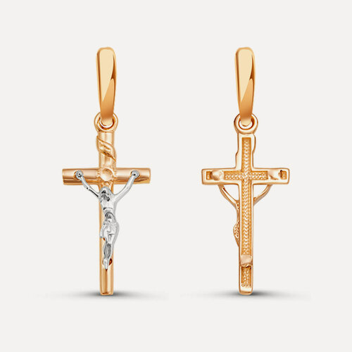 Изображение товара Крестик, красное золото, 585 проба