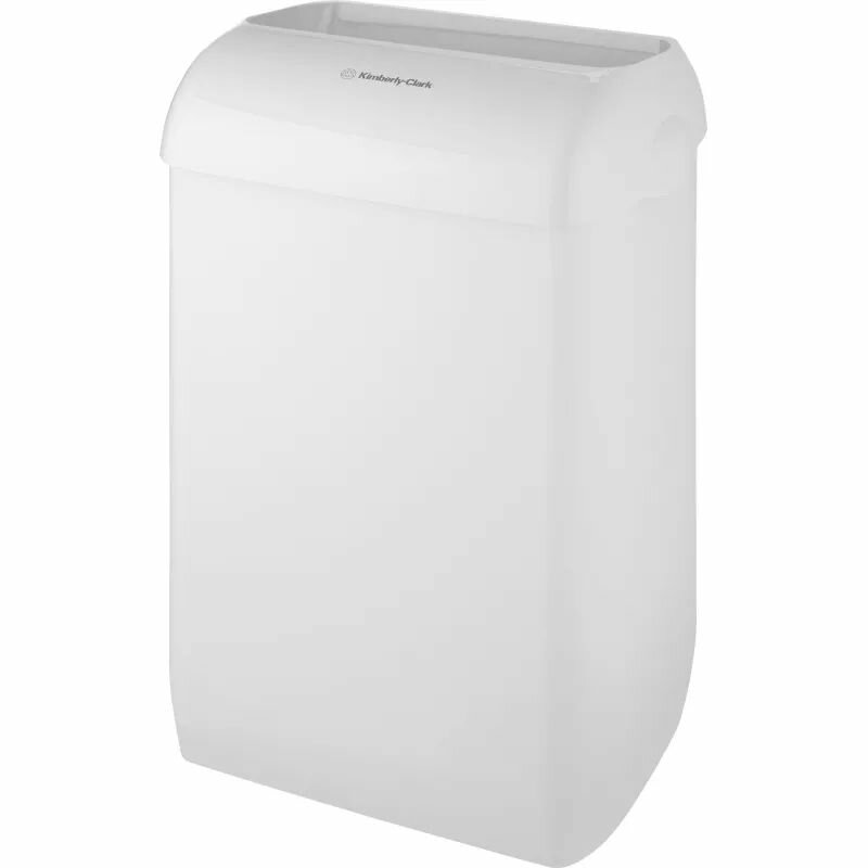 Контейнер для мусора KIMBERLY-CLARK Aquarius, корзина пластиковая, белая, 2 шт