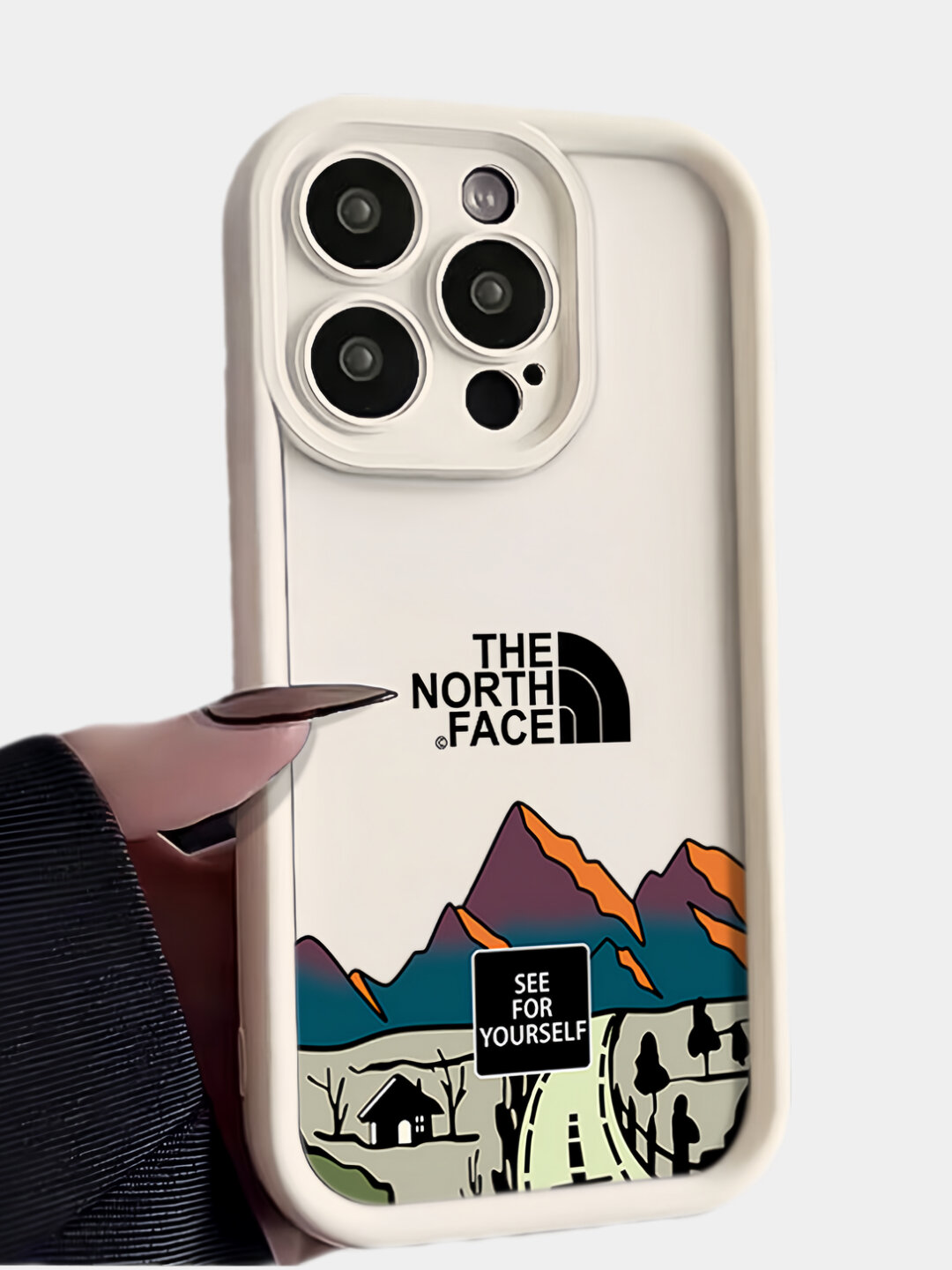 Чехол для iPhone 15 Pro Max, накладка, искусственная замша, soft touch, для 15 Pro Max — фото 1