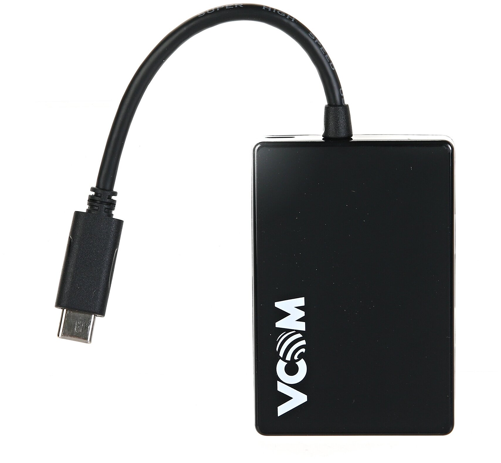 Vcom DH310B Кабель-концентратор USB 3.1 Type-Cm --> 4 port USB3.0 f Aluminum Shell 4895182246867