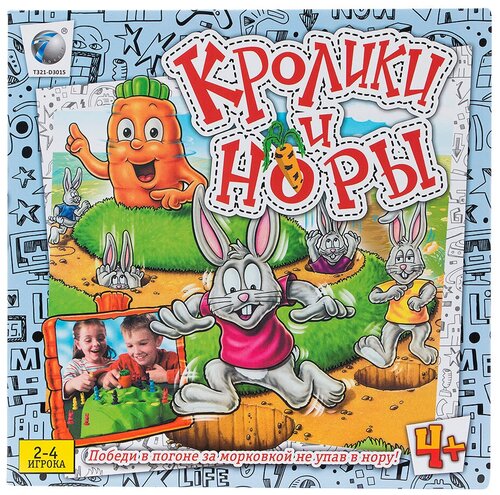 Настольная игра TONG DE Кролики и норы, 1 шт.