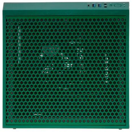 Корпус mini-ITX Thermaltake зеленый, без БП, фронтальная и боковые панели из закаленного стекла, USB Type-C, 2*USB3.0 audio - фото №10