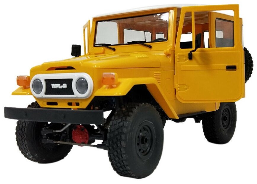 Радиоуправляемая машина WPL Toyota FJ40 (желтая) KIT масштаб 1:16 4WD 2.4G - WPLC-34KM-Yellow