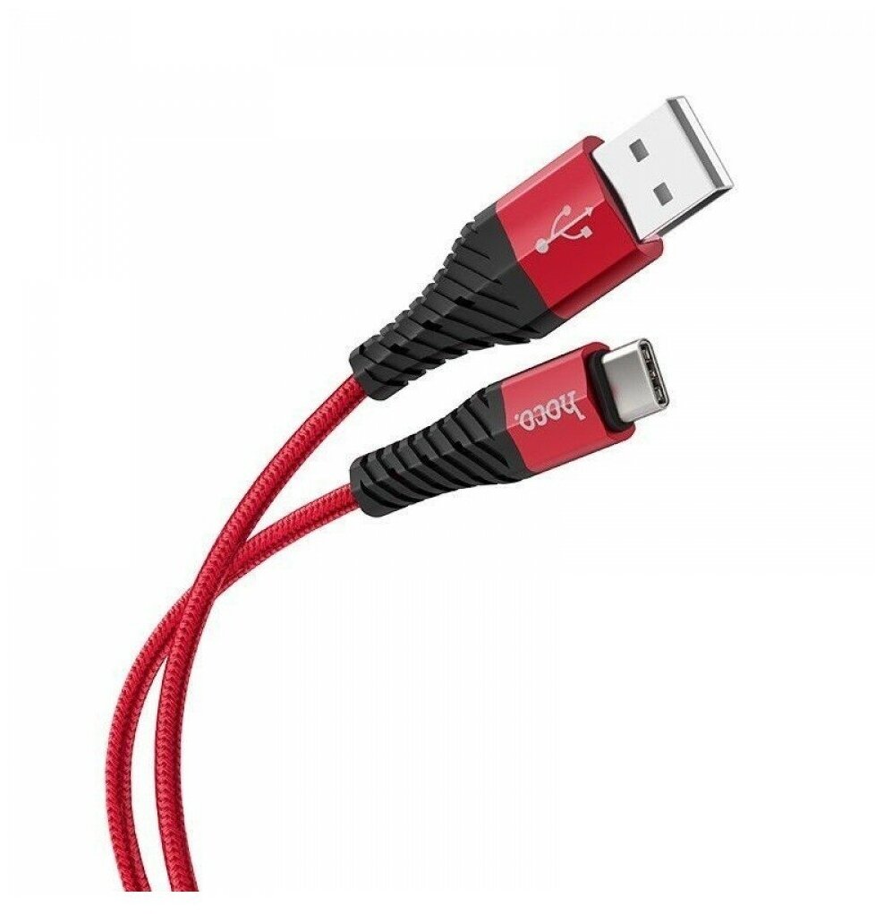 Кабель USB Hoco X38 Cool Charging, Type-C, 1м, красный