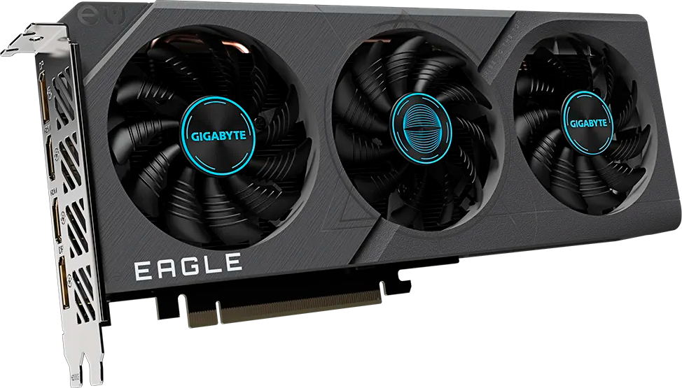 GIGABYTE Видеокарта GIGABYTE GeForce RTX 4060 EAGLE OC 8G GV-N4060EAGLE OC-8GD (GeForce RTX 4060 8ГБ GDDR6 2xHDMI 2xDP) (PCI-E) (ret)