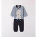 Комплект одежды  Ido детский, брюки и свитшот, повседневный стиль, размер 18М, голубой