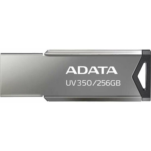 Флеш Диск A-Data 256Gb UV350 AUV350-256G-RBK USB3.0 серебристый