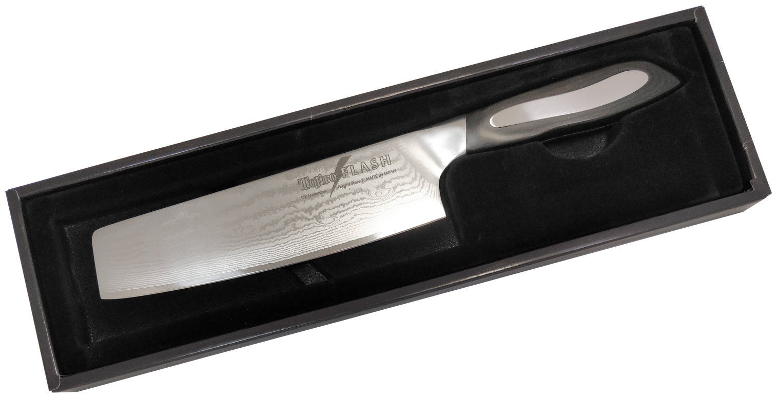 Нож овощной Tojiro Flash, 180 мм, сталь VG10, 63 слоя, рукоять микарта - фото №7