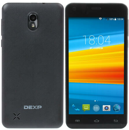 Смартфон DEXP Ixion ES550 Soul 3 Pro 1/8 ГБ, SIM+micro SIM, черный