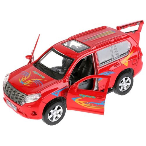 Внедорожник ТЕХНОПАРК Toyota Prado Спорт (PRADO-S) 1:32, 16 см, красный