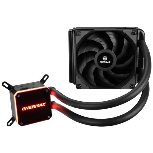 Система охлаждения для процессора Enermax LiqMax III 120mm, черный/RGB 6 heatpipes rgb cpu cooler radiator silent pwm 4pin 130w for intel lga 1150 1151 1155 1200 1366 2011 x79 x99 am3 am4 ventilador