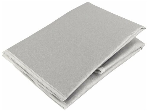 Чехол для гладильной доски Hitt металлизированный Rainbow Metallic M, 120х42 см, серый