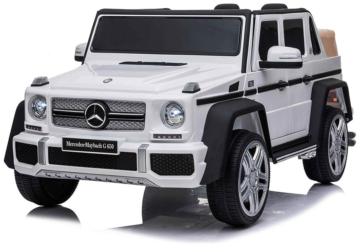 RiverToys Автомобиль Mercedes-Maybach G650 4WD T101TT, белый