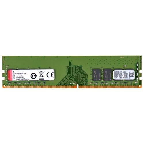 Оперативная память Kingston ValueRAM 16 ГБ DDR4 2666 МГц DIMM CL19 KVR26N19S816 395000₽