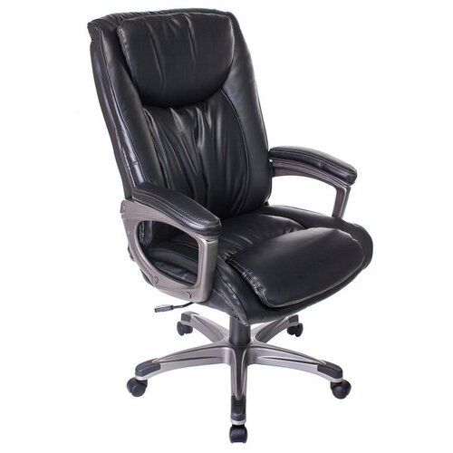 фото Компьютерное кресло бюрократ t-9914 для руководителя, обивка: искусственная кожа, цвет: черный