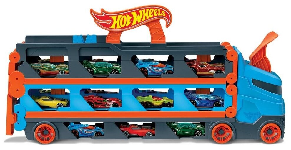 Статьи и видеообзоры, посвящённые модели Трек Hot Wheels Грузовик-автотрек ...