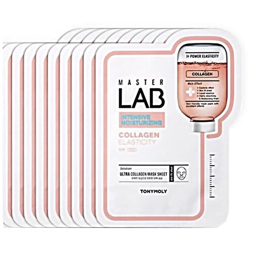 TONYMOLY MASTER LAB ULTRA COLLAGEN MASK SHEET Тканевая маска для лица с коллагеном 10 уп.