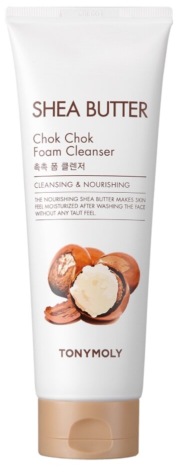 TONY MOLY пенка для умывания Shea Butter Chok Chok Foam Cleanser, 250 мл, 250 г