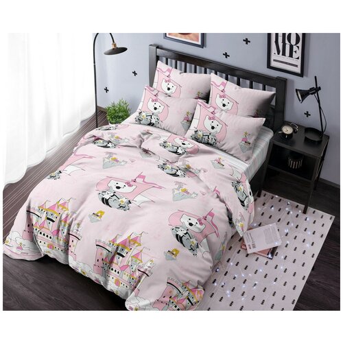 фото Ночь нежна детское постельное белье koshechki-printsessy br11313 (110х140 см)