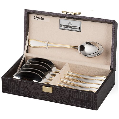 фото Набор кофейных ложек solingen, 6 предметов, модель "ligato" picard & wielputz