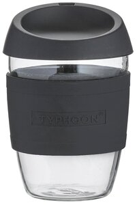 Фото Кружка Typhoon для кофе, стекло, 400 мл, черная (1401.470V)