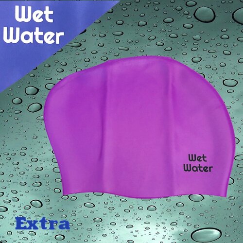 фото Шапочка для плавания wet water extra лиловая