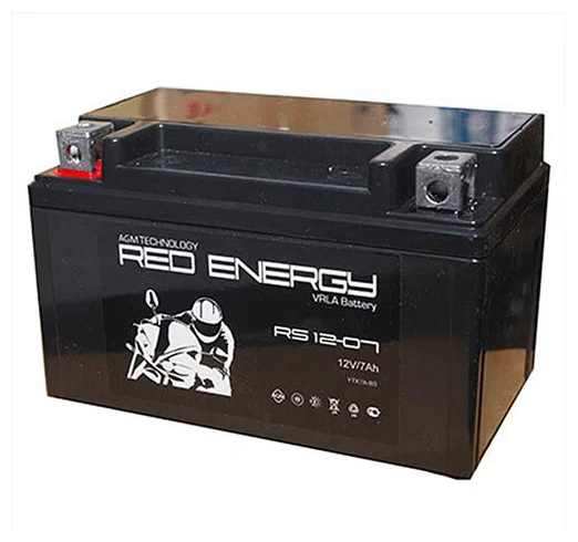 Аккумулятор 12V - 7 А/ч "Red Energy RS" (YTX7A-BS) (RS 1207)