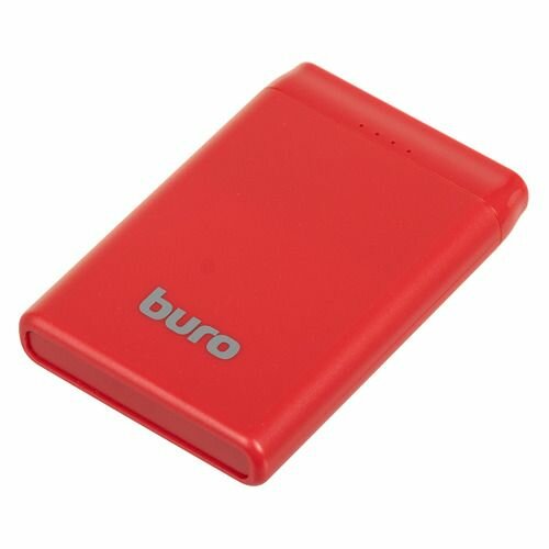 Внешний аккумулятор (Power Bank) Buro BP05B, 5000мAч, красный [bp05b10prd]